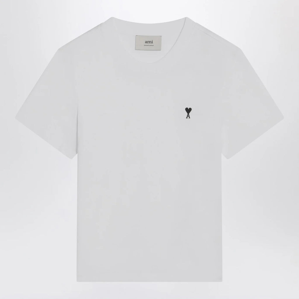 Ami Paris White Ami De Coeur T-shirt