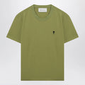 Ami Paris Ami De Coeur Matcha T-shirt