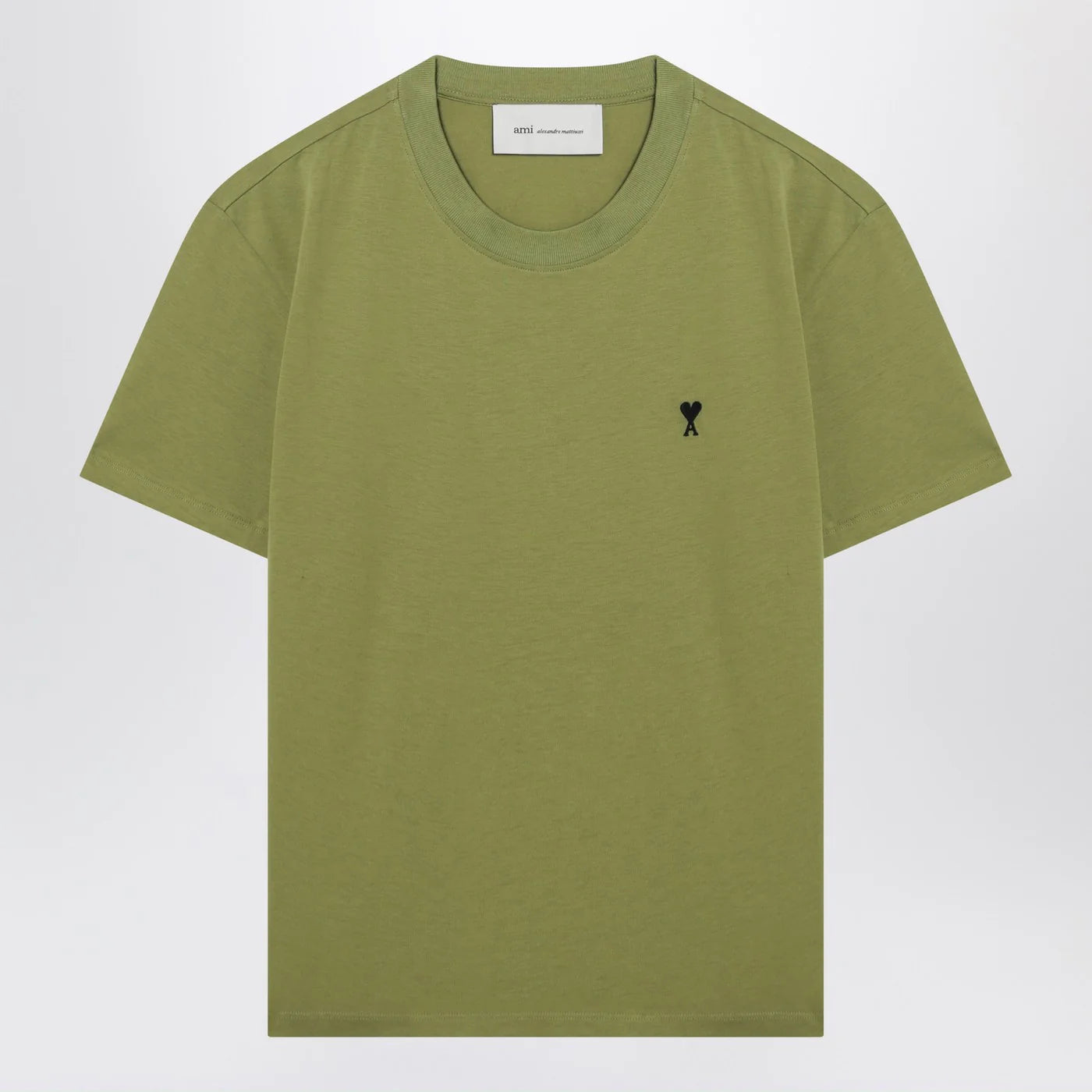 Ami Paris Ami De Coeur Matcha T-shirt