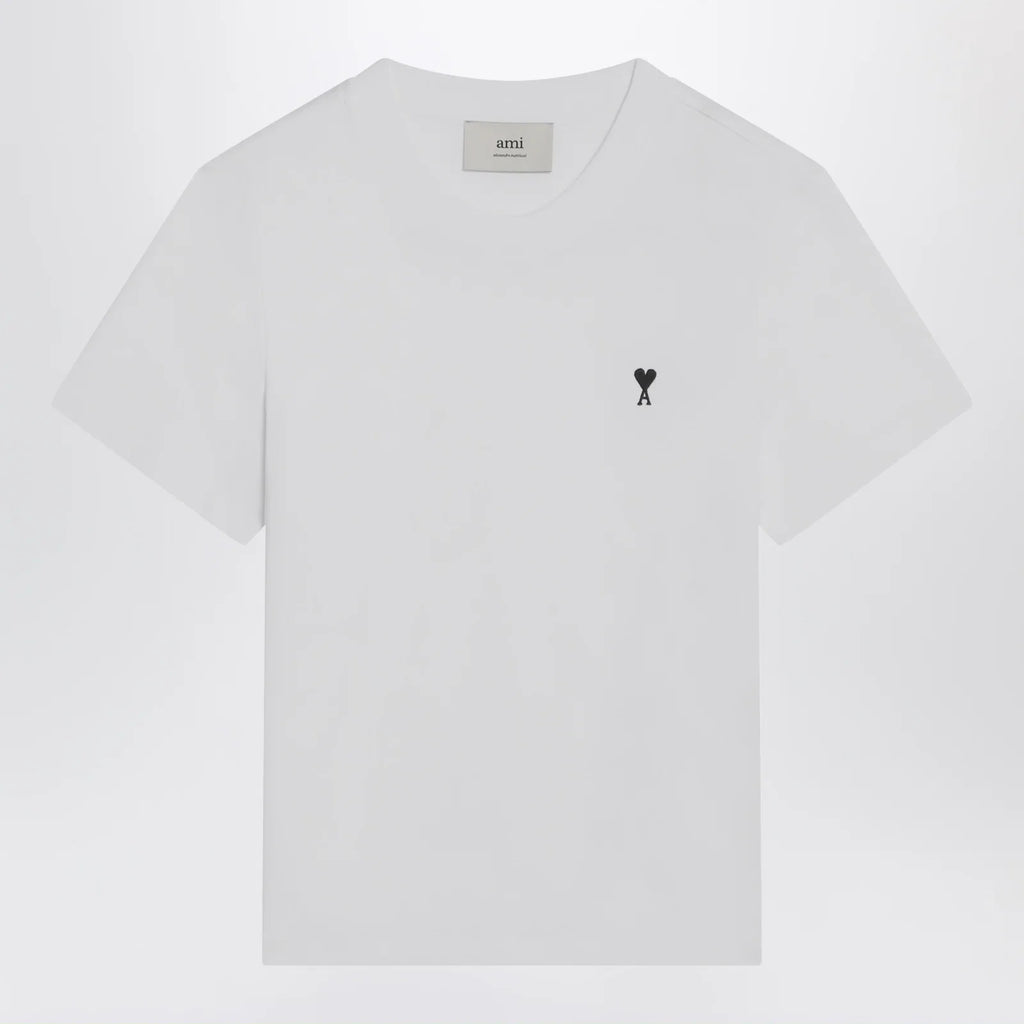 Ami Paris White Ami De Coeur T-shirt