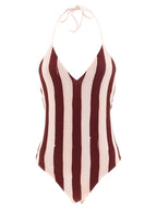 Fendi Pequin One-piece Swimsuit