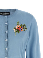 Dolce & Gabbana Floral Embroidery Cardigan