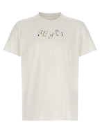 Fendi Logo Embroidery T-shirt