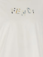 Fendi Logo Embroidery T-shirt