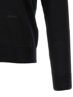 Fendi Yellow Stitching Polo Shirt With Visible Thread