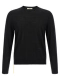 Fendi Yellow Stitching Sweater With Visible Thread