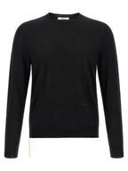 Fendi Yellow Stitching Sweater With Visible Thread