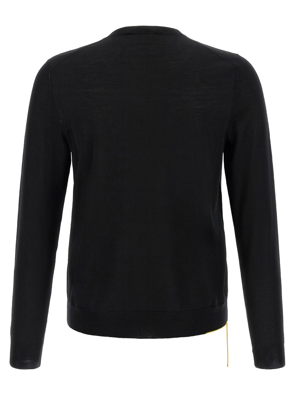 Fendi Yellow Stitching Sweater With Visible Thread