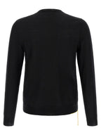 Fendi Yellow Stitching Sweater With Visible Thread