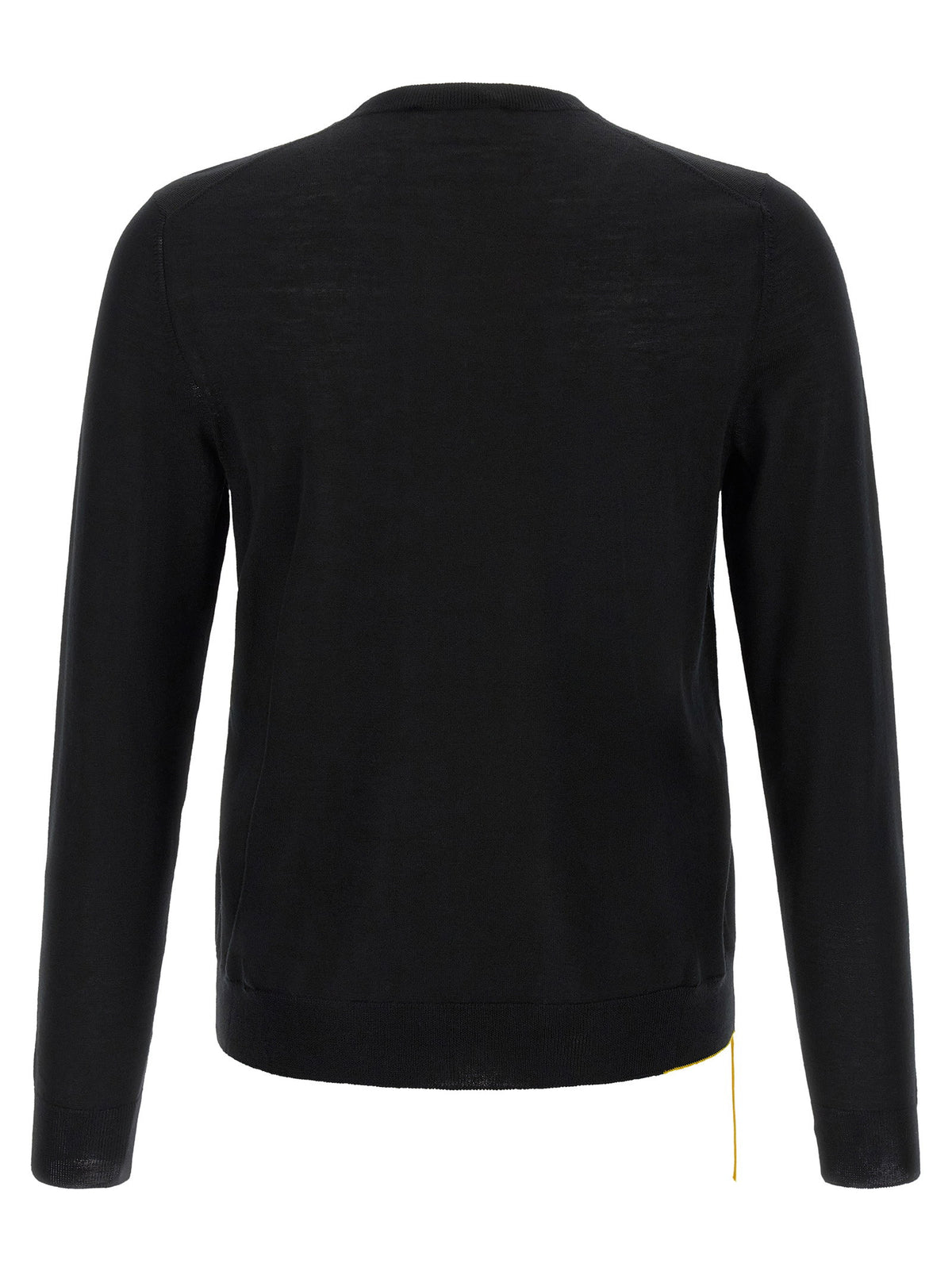 Fendi Yellow Stitching Sweater With Visible Thread