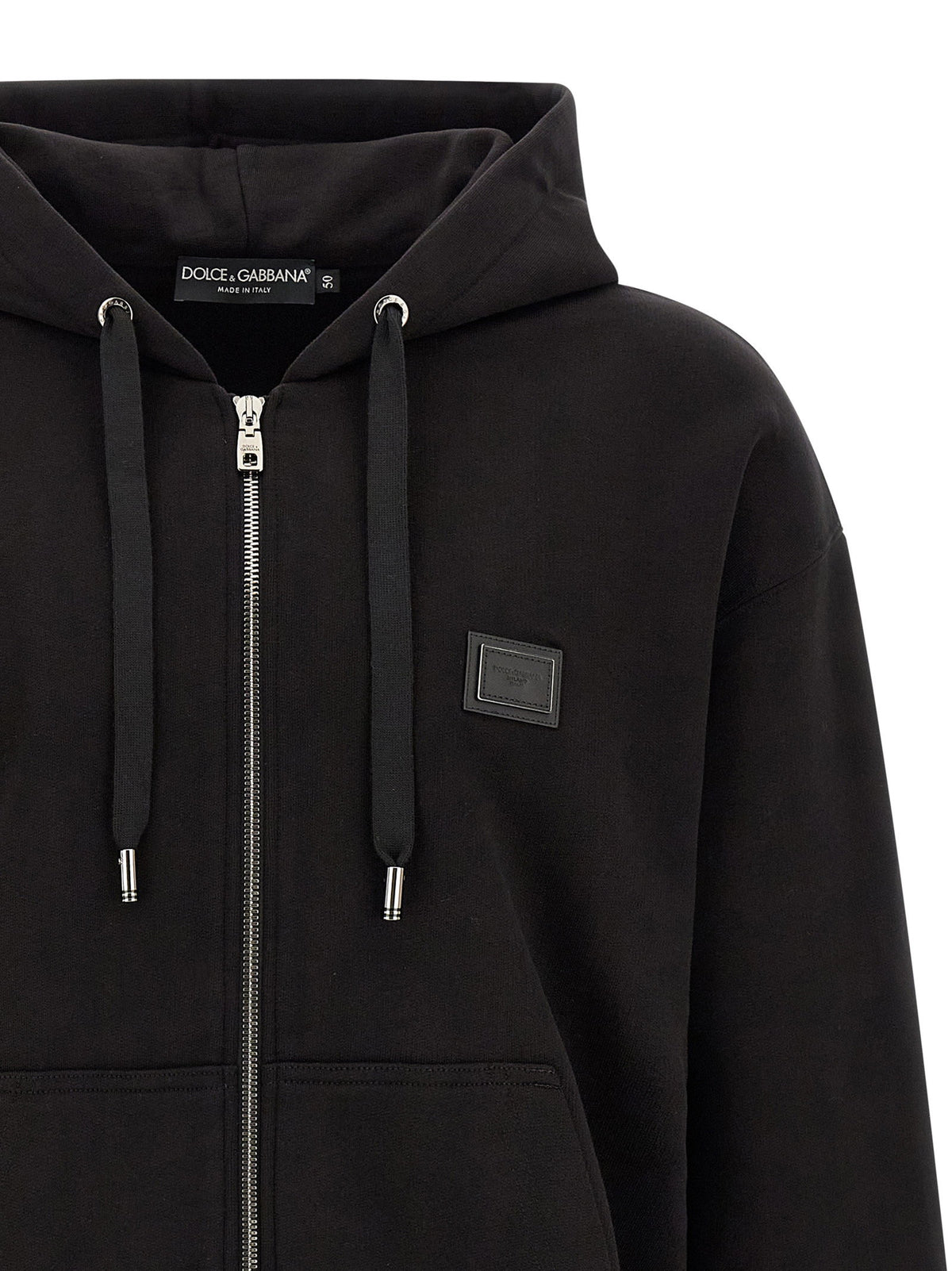 Dolce & Gabbana Logo Plaque Hoodie