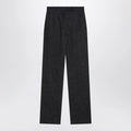 Max Mara Midnight blue trousers in cotton denim effect