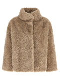 Herno Curled Shearling Effect Coat