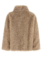 Herno Curled Shearling Effect Coat