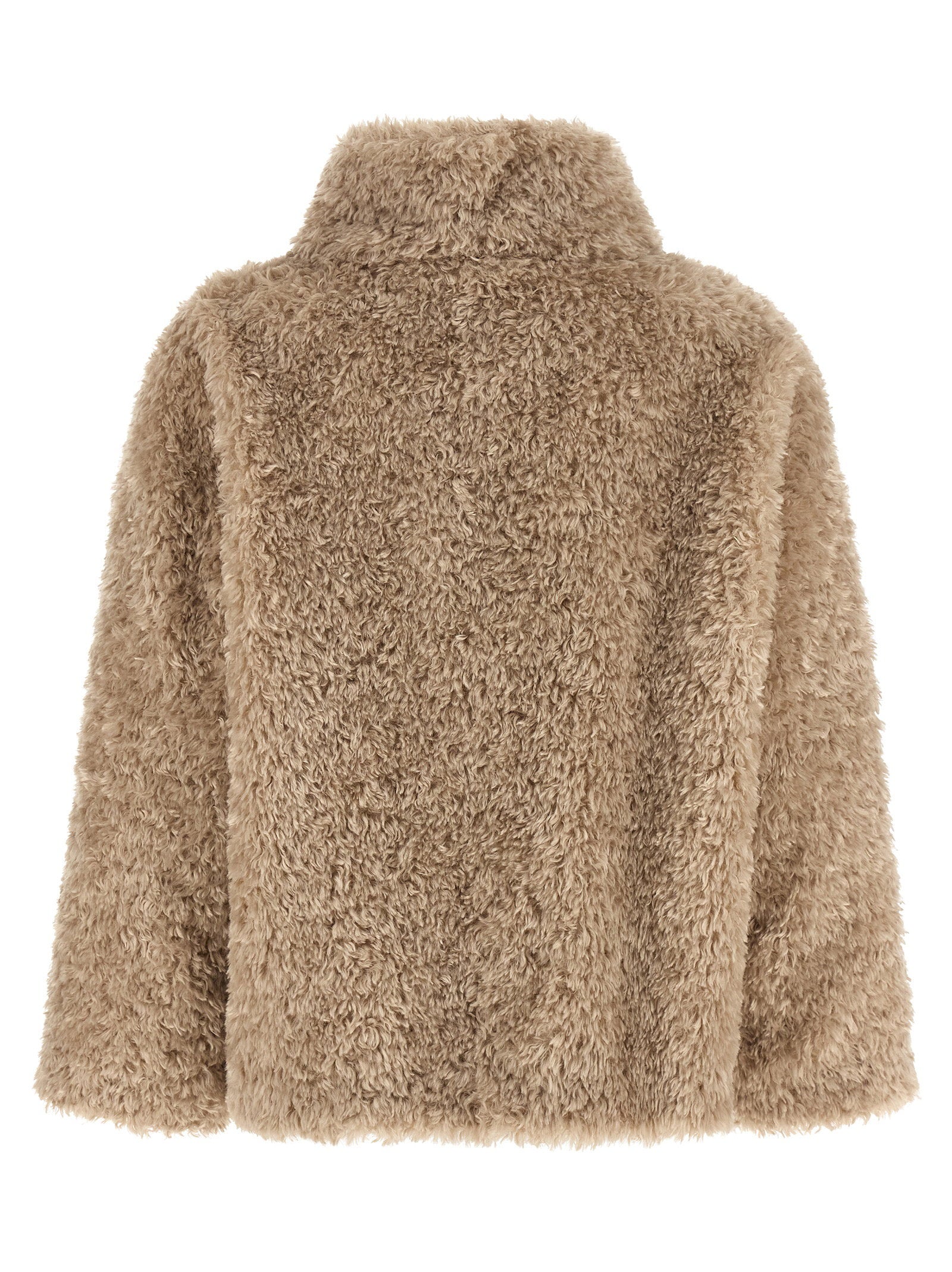 Herno Curled Shearling Effect Coat