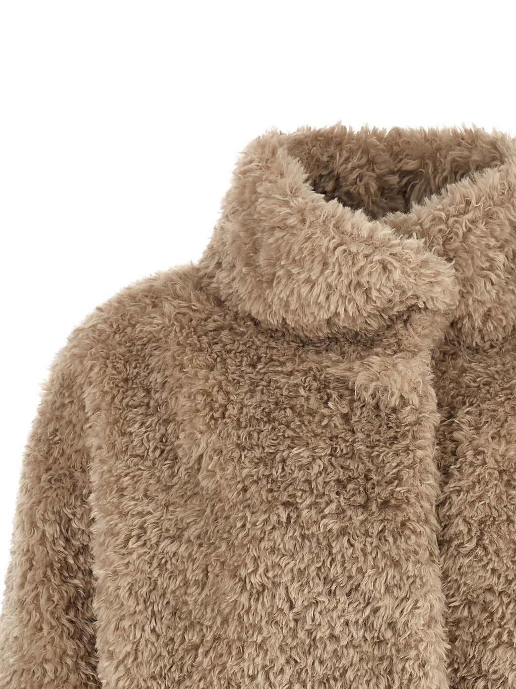Herno Curled Shearling Effect Coat