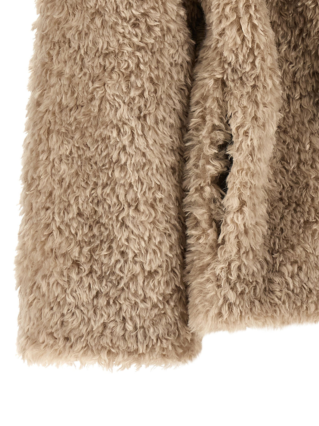 Herno Curled Shearling Effect Coat