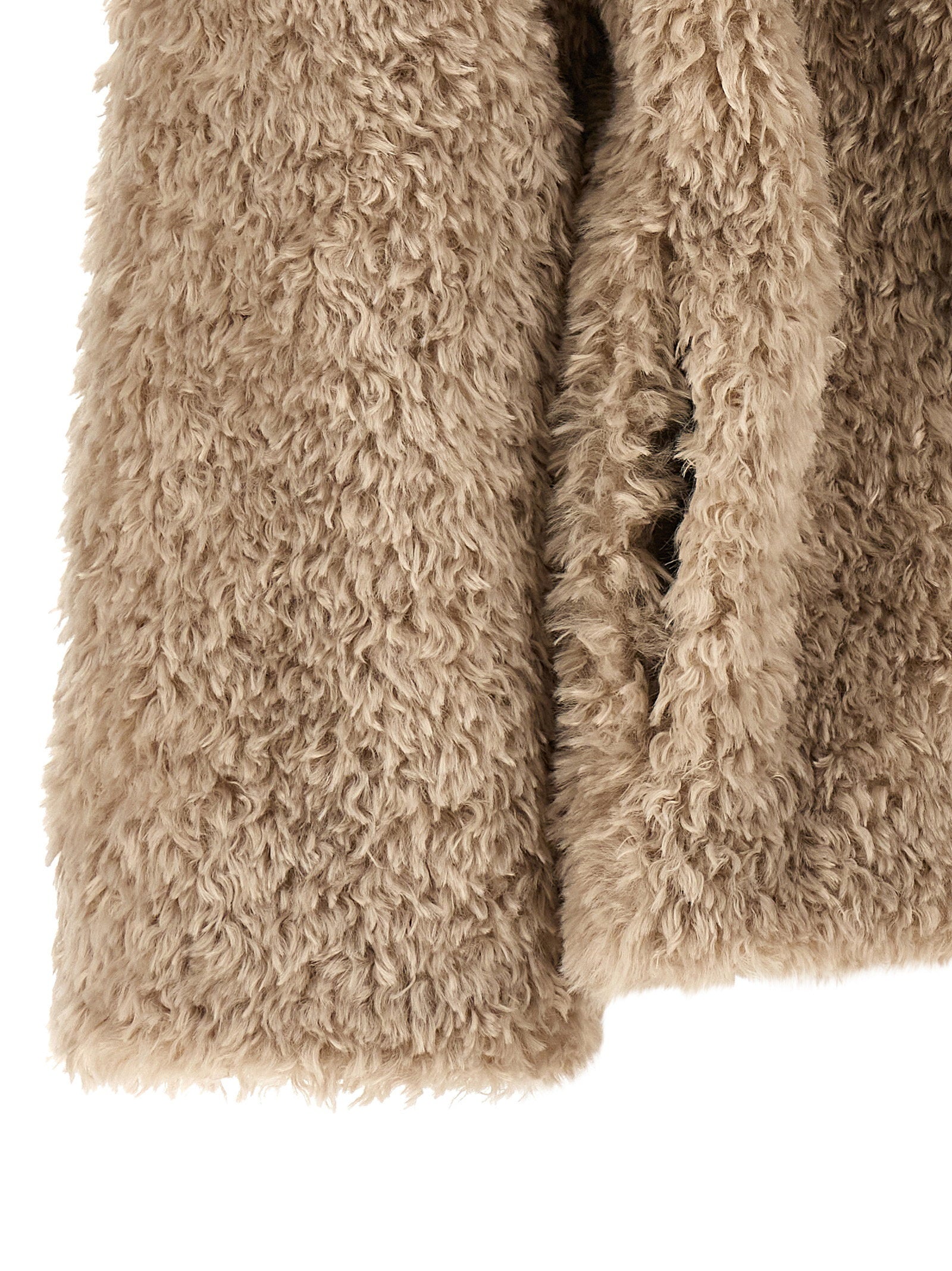 Herno Curled Shearling Effect Coat