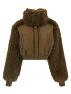 Fabiana Filippi Bi-material Short Jacket