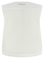 Fabiana Filippi Denim And Knit Vest