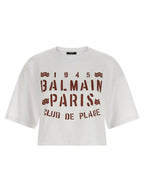 Balmain Plage Print T-shirt