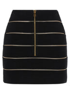 Balmain V-shaped Waist Skirt