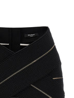 Balmain V-shaped Waist Skirt
