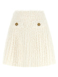 Balmain Plumetis Tweed Skirt