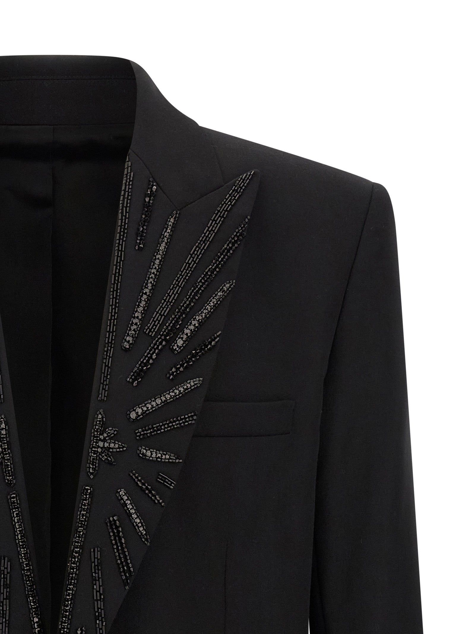 Balmain Crystal Blazer