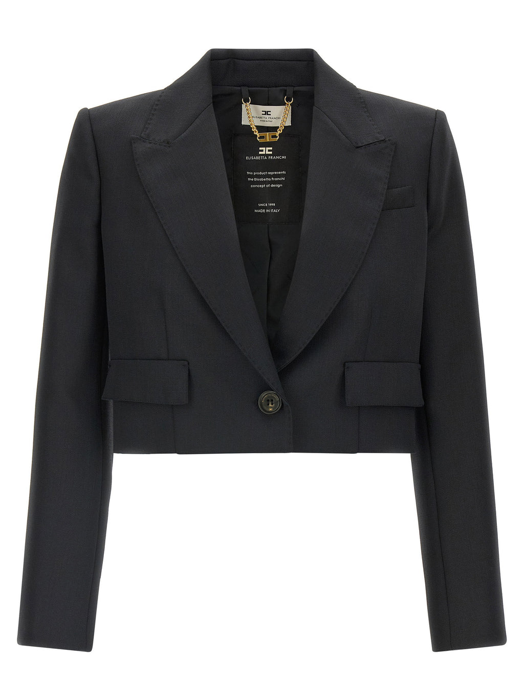 Elisabetta Franchi Cropped Blazer