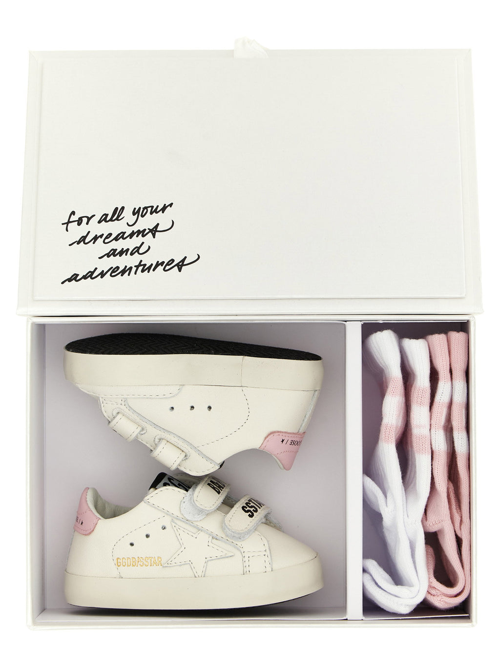 Golden Goose Baby School 2-pack Sneaker + Socks Set