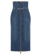 Elisabetta Franchi Denim Skirt