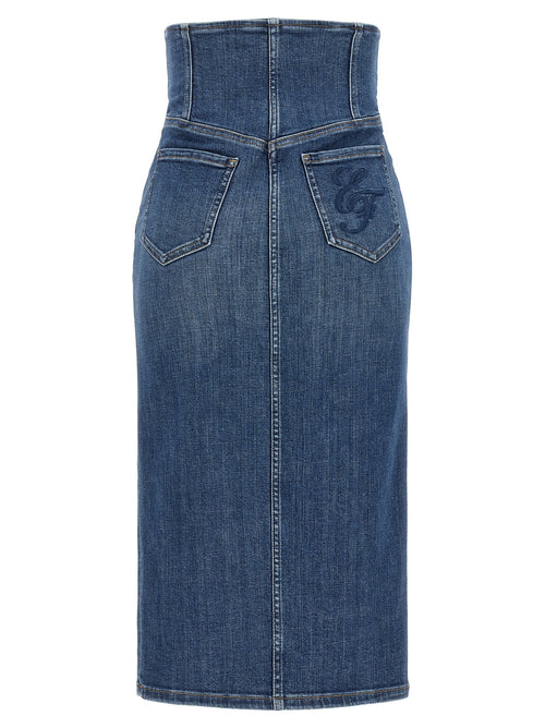 Elisabetta Franchi Denim Skirt