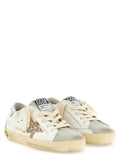 Golden Goose Super-star Sneakers With Glitter Detail