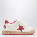 Golden Goose Ball Star sneakers in white/red