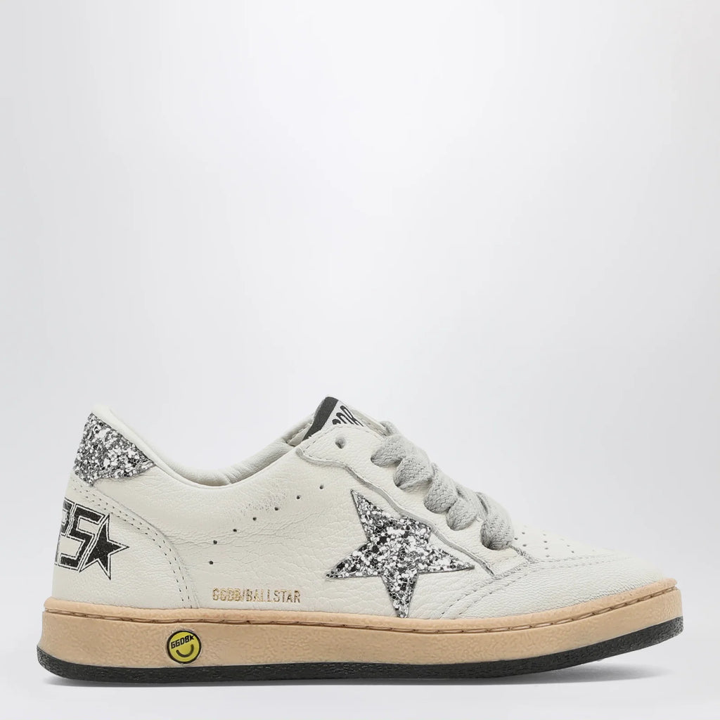 Golden Goose Ball Star white/silver trainer