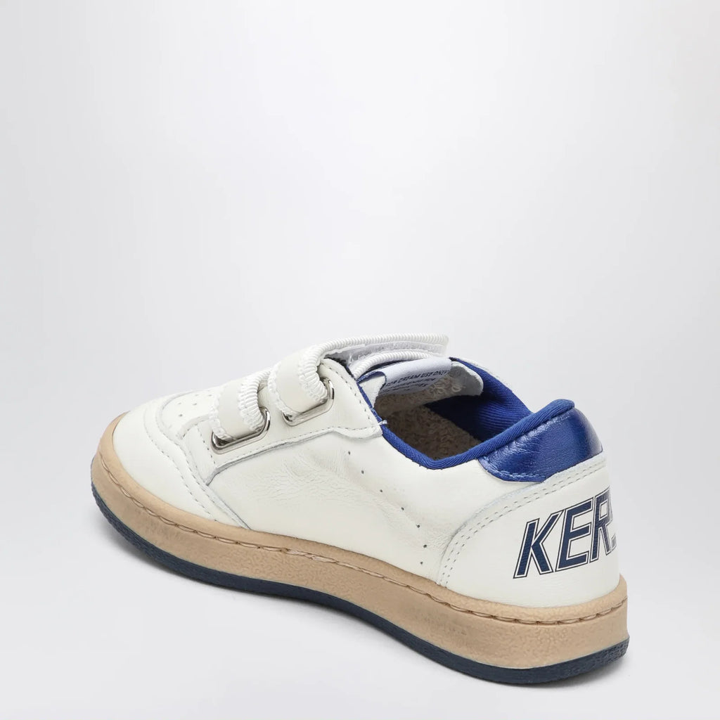 Golden Goose Ball Star sneakers in white/blue