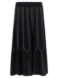 Elisabetta Franchi Origami Knit Skirt