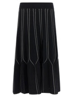 Elisabetta Franchi Origami Knit Skirt