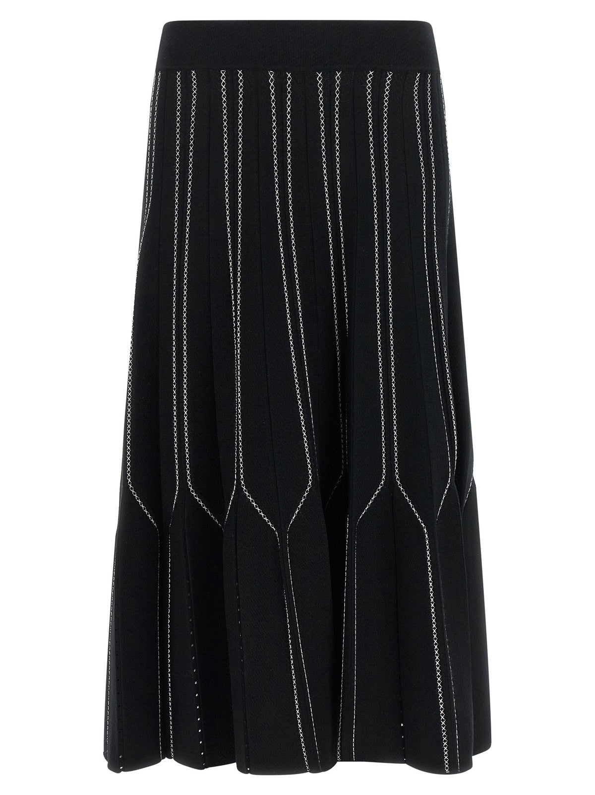 Elisabetta Franchi Origami Knit Skirt