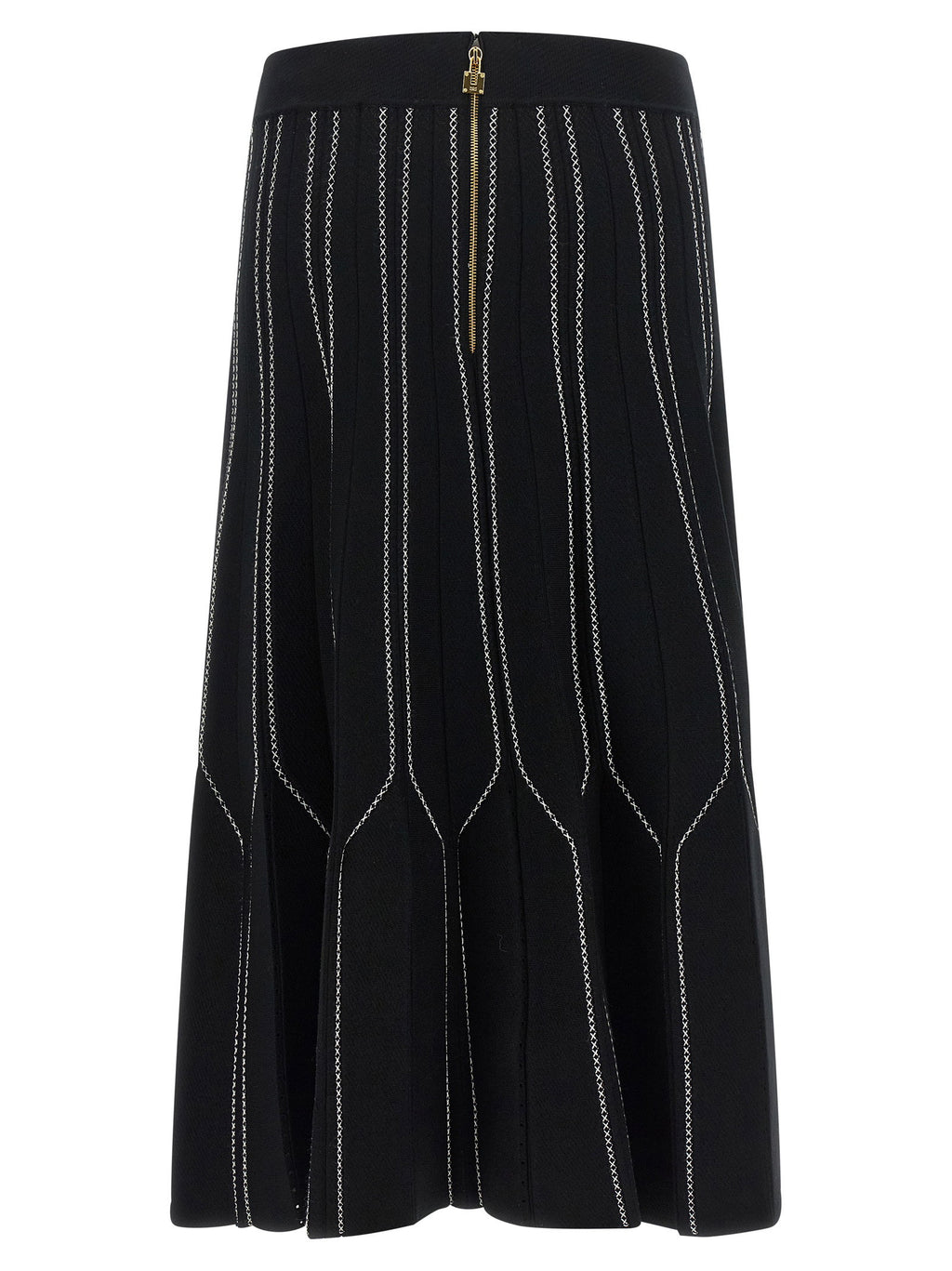 Elisabetta Franchi Origami Knit Skirt