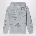 Golden Goose Gray hoodie with all over prints