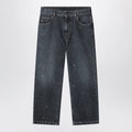 Golden Goose Black jeans in faded denim with splashes