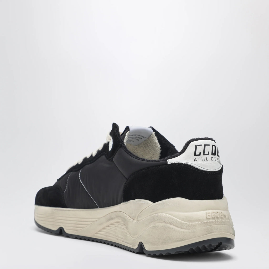 Golden Goose Running Sole Sneakers black/white