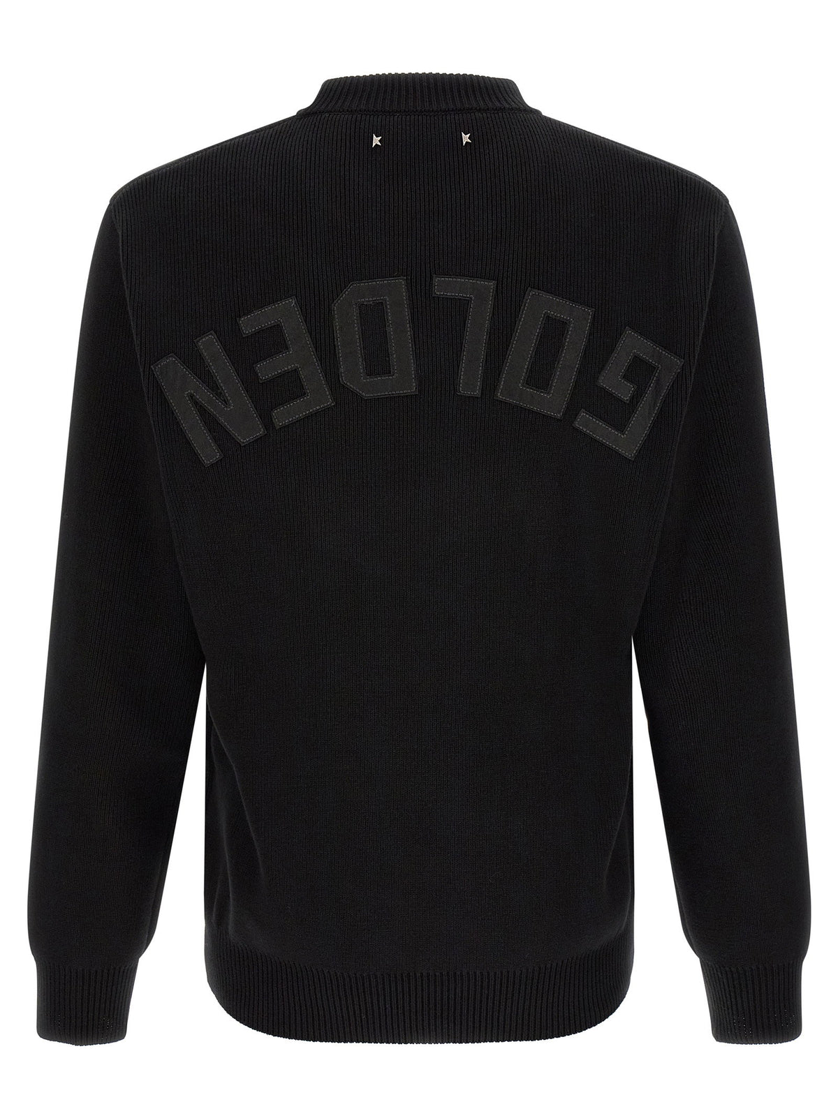 Golden Goose Ribbed Sweater With Logo