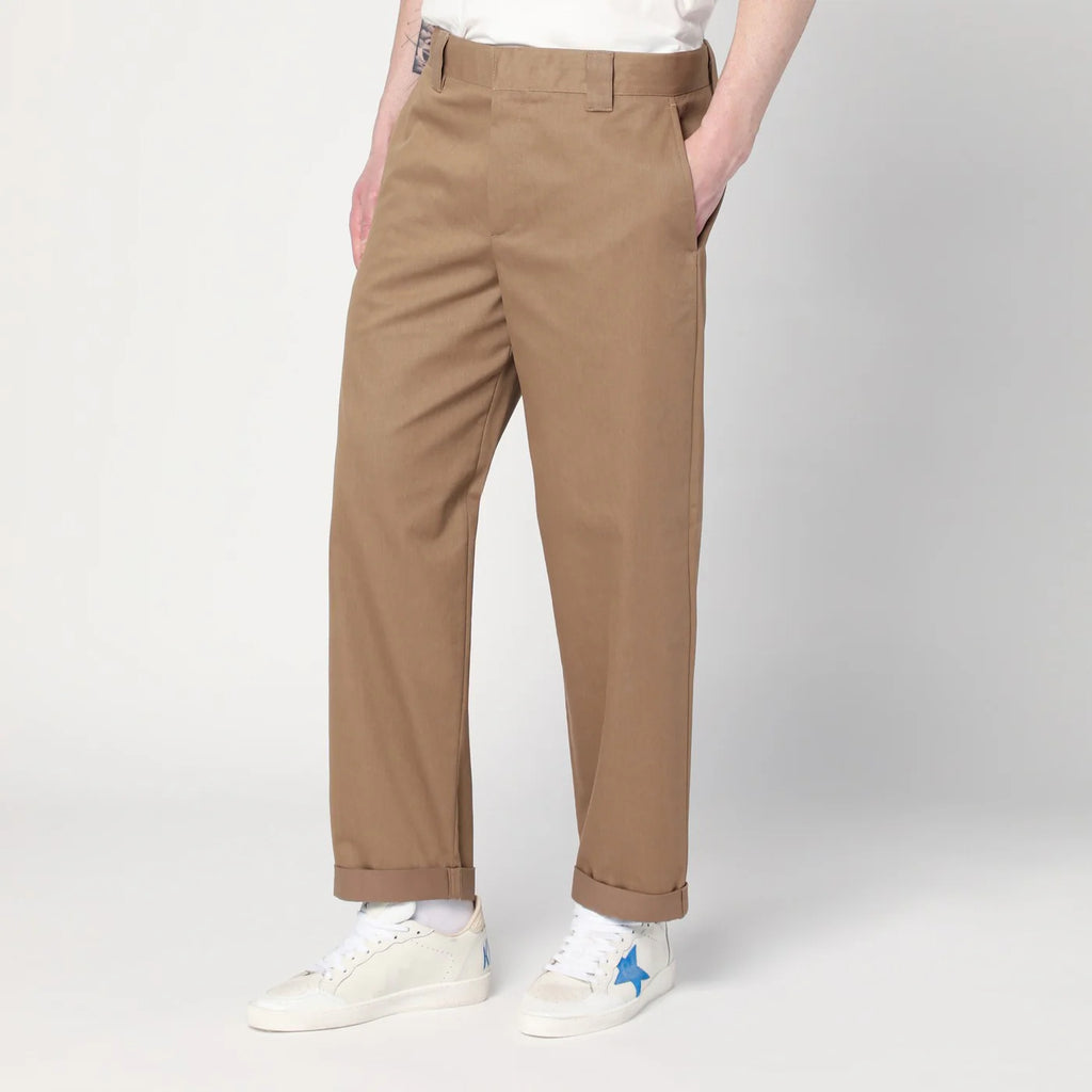 Golden Goose Beige cotton-blend trousers
