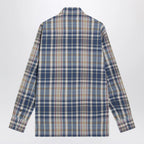 Golden Goose Indigo blue checked shirt