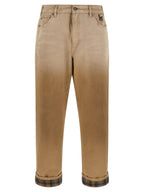 Golden Goose Journey Russell Trousers With Check Lapels