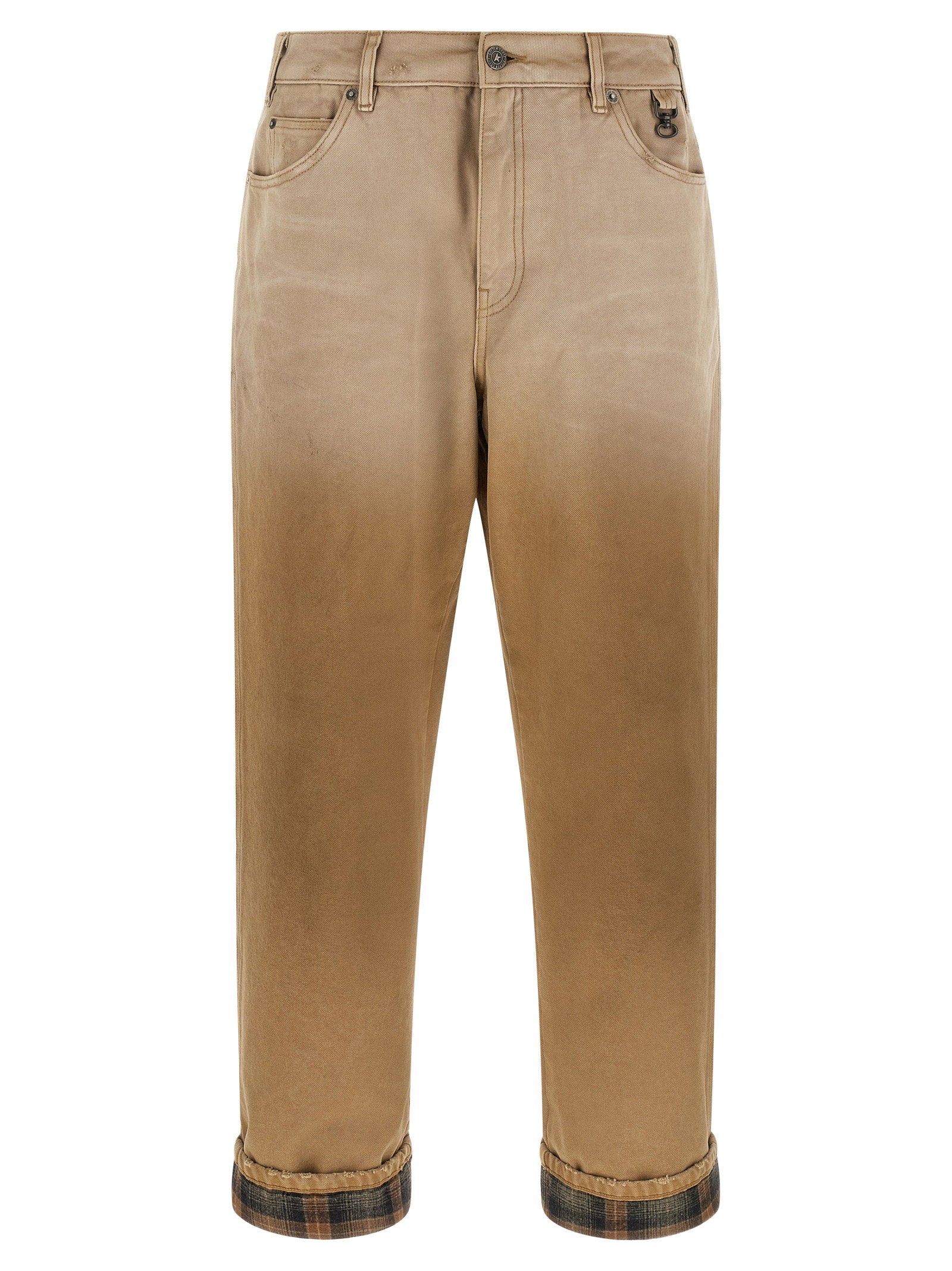 Golden Goose Journey Russell Trousers With Check Lapels
