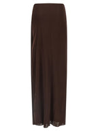Elisabetta Franchi Shiny Viscose Skirt